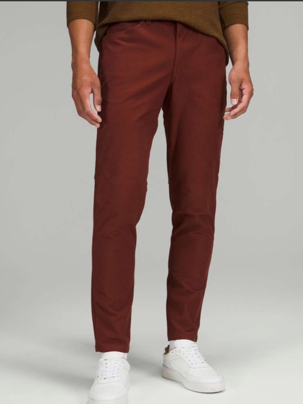 Lululemon ABC Slim-Fit Pant Utilitech Date Brown 34 x 31”